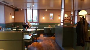 Interior at Helvti Diner - Bellevue in Zurich