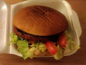 Vegan Burger at Nørresundby Pizza in Aalborg