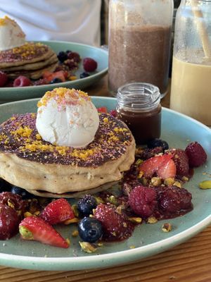 Pancake Revolution with Vegan Goodtella Sauce   at Girdlers in Dee Why
