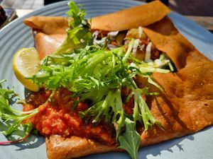 Forage crepe at Girdlers in Manly