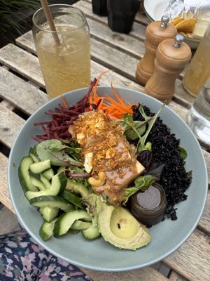 Soul salad and kombucha   at Girdlers in Manly