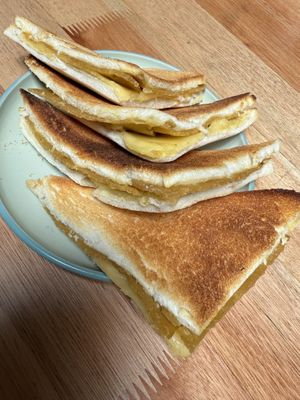 Tasted great toasty and cheese   at Guacamole in Montevideo