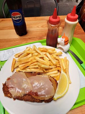 Milanesa napolita #Veganuary at Guacamole in Montevideo