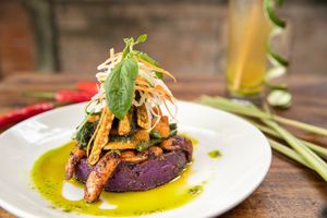 Bali vegan vesto at Bali Soul in Ubud