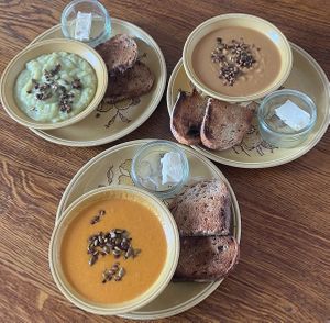 Some of our delicious soups! at Pack It In in Worcester