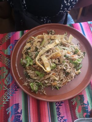 Fried Rice with vegetablea at El Germen in Sucre