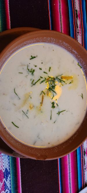 Peanut soup at El Germen in Sucre