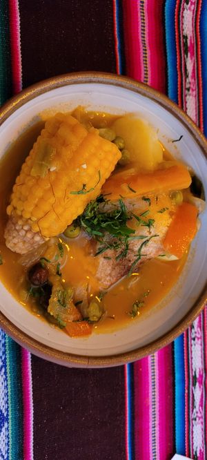 Vegan main dish at El Germen in Sucre