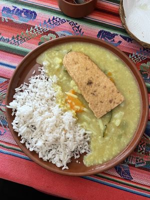Tofu asado, tasty!  at El Germen in Sucre