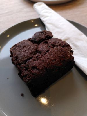 Brownie (January 2024) at Dragonfly Bistro in Aberystwyth