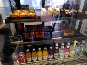 Selection of desserts and drinks (February 2024) at Dragonfly Bistro in Aberystwyth