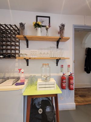 Water Filling Station at Dragonfly Bistro in Aberystwyth