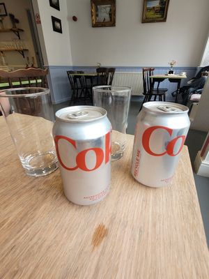 Diet Coke x2 at Dragonfly Bistro in Aberystwyth