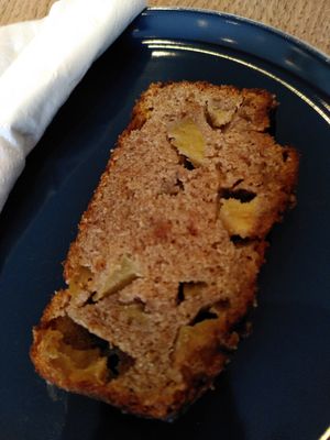 Apple cake (June 2024) at Dragonfly Bistro in Aberystwyth