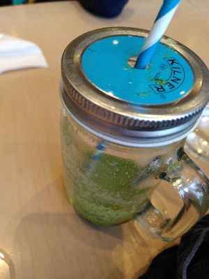 Spinach smoothie (October 2024) at Dragonfly Bistro in Aberystwyth