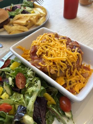 Vegan jacket potato   at Dragonfly Bistro in Aberystwyth