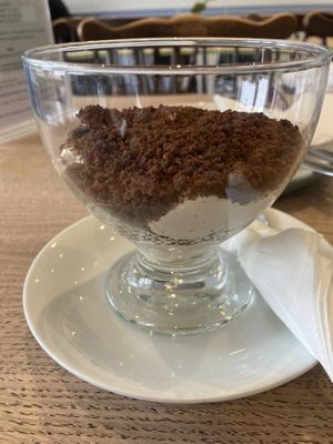 Tiramisu   at Dragonfly Bistro in Aberystwyth