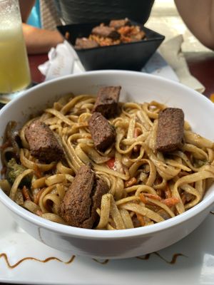 Noodle   at Quero Arepa in Cartagena