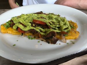 Bob Marley Patacon   at Quero Arepa in Cartagena