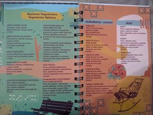 Vegetarian Menu at Quero Arepa in Cartagena