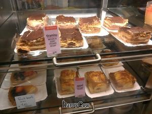 Tiramiso and cakes at Deshima Freshop in Amsterdam