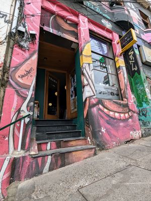 Front at Trama in Valparaiso