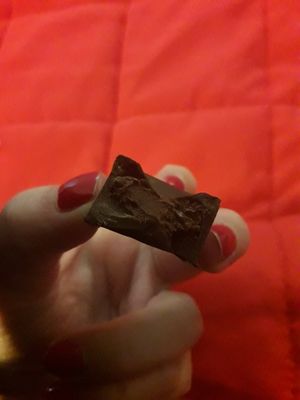 The inside of the chocolate. at Trama in Valparaiso