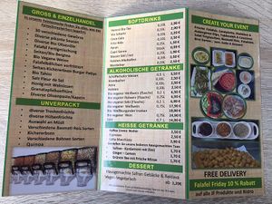 Menü at Just Falafels in Hamburg