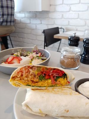 Breakfast Burrito at Main Street Cafe in Warragul