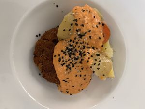 Quinoa Burgwr   at Arc Iris in Barcelona