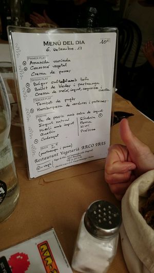 Gran Menú at Arc Iris in Barcelona