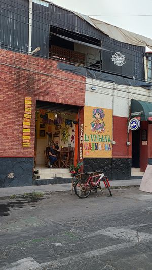 Outside at La Vegana Garnacha in Guadalajara