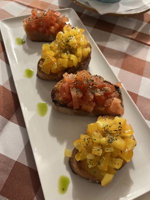 Bruschetta   at Le Chat Noir in Cefalu