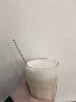 Caramel latte at The Coffee Box in Padua