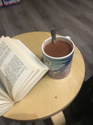 vegan hot chocolate at The Coffee Box in Padua