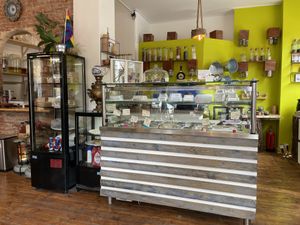 Counter  at Health Corner in Amsterdam