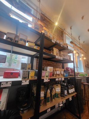 Products for sale at Health Corner in Amsterdam