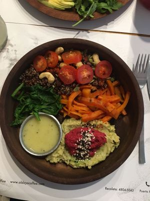 Buddha Bowl at Ol'Days in Buenos Aires