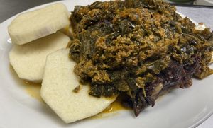   at African Grill and Bar in Lakewood