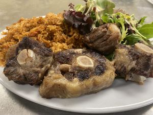   at African Grill and Bar in Lakewood