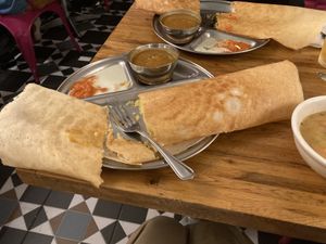   at Dosa Royale in Brooklyn
