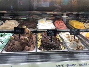 they have about 6 vegan ice cream sorts  at Gelato Fantasy in Venice