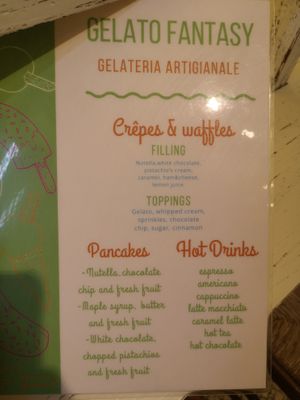 Great vegan ice-creams with vegan cones! We had strawberry, pistachio and hazelnut yummy  at Gelato Fantasy in Venice