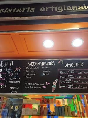 Well marked at Gelato Fantasy in Venice