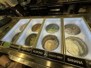 vegan flavors  at Gelato Fantasy in Venice