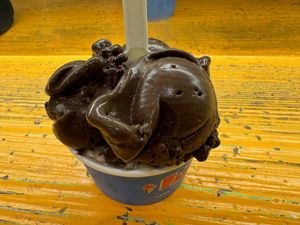 dark chocolate  at Gelato Fantasy in Venice
