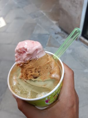 Pistazie, Kaffee, Wassermelone at Gelato Fantasy in Venice