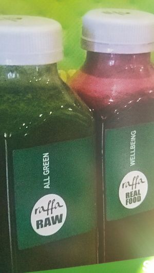 Raw juice at Raffa Real Food in Cranston