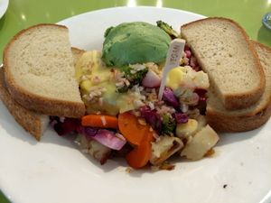 Vegan hippie hash at Anna's House in Ann Arbor