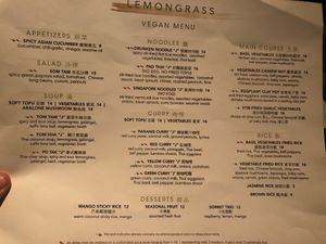   at Aria Hotel - Lemongrass in Las Vegas